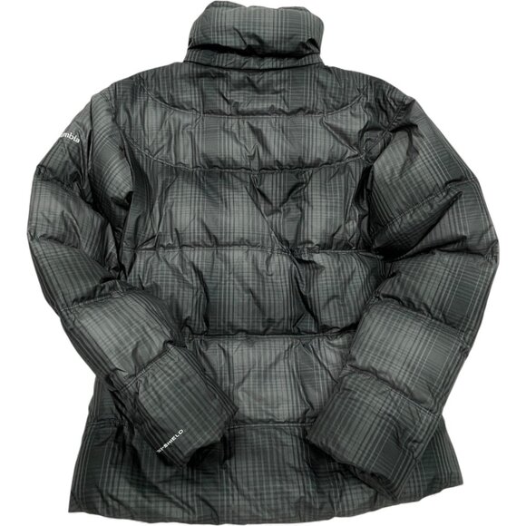 Columbia Gray Down Puffer  Winter Jacket Omni -Shield Women's Small - Picture 3 of 14